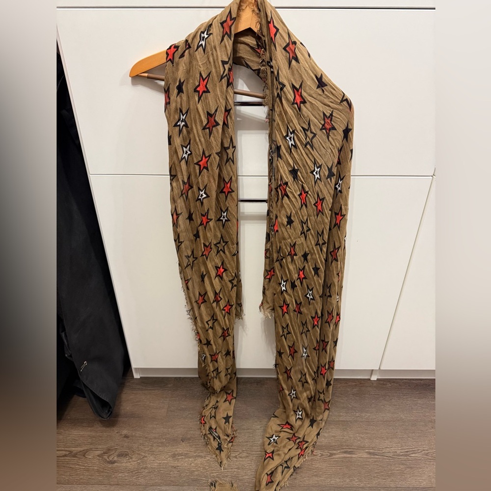 Scotch & Soda “Stargazer” Large Sheer Lightweight Shawl/Scarf/Wrap
